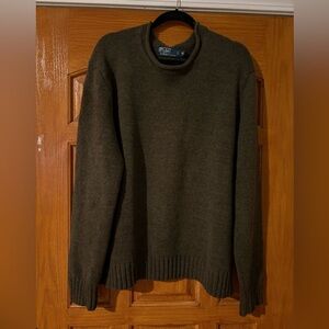 Ralph Lauren Olive Green Crewneck Sweater